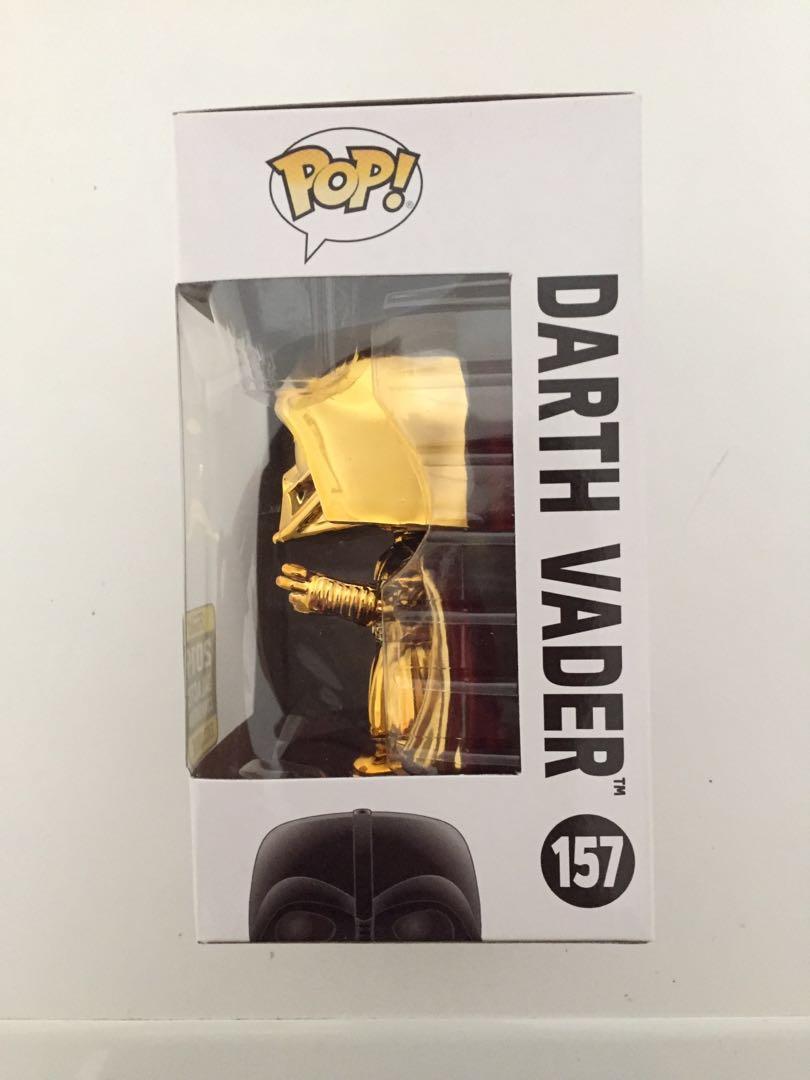 Gold chrome darth shop vader funko pop