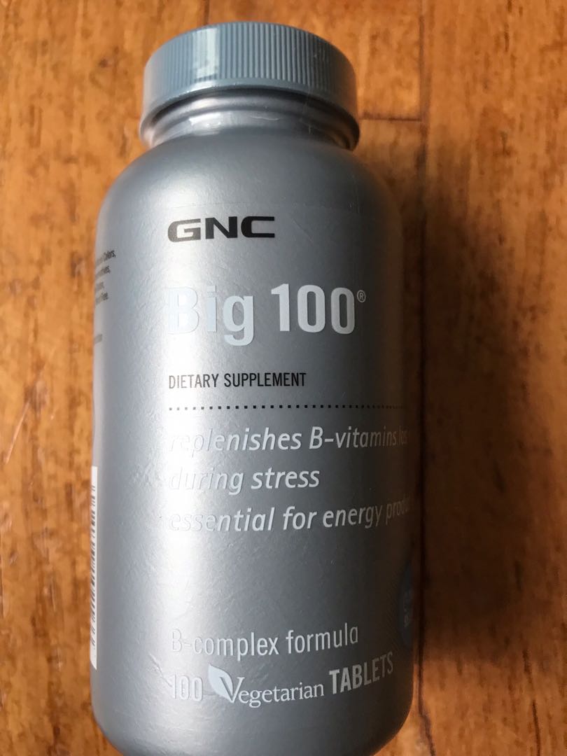 GNC Big 100 Vitamin B Complex, Everything Else on Carousell