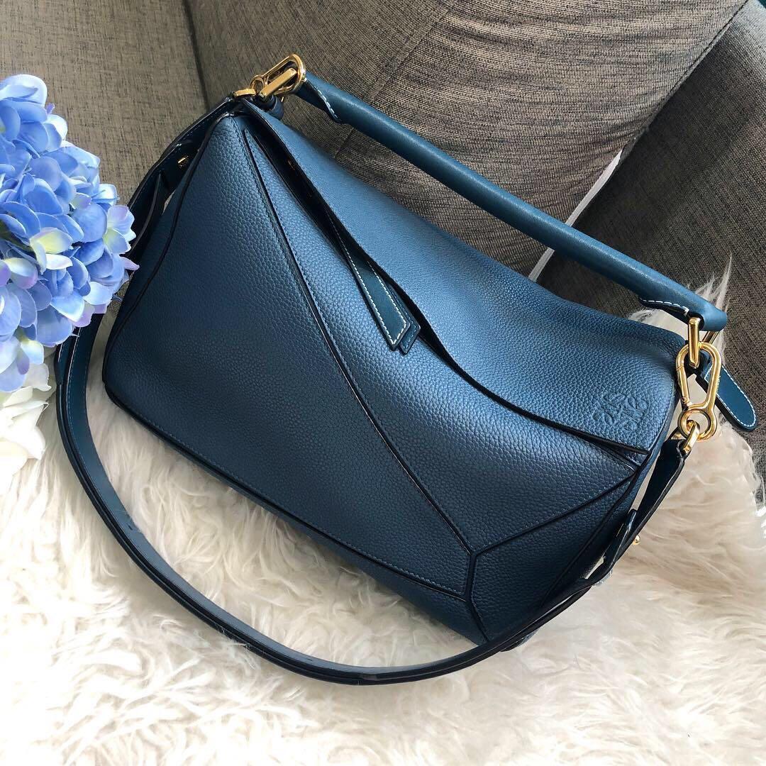 loewe puzzle bag blue