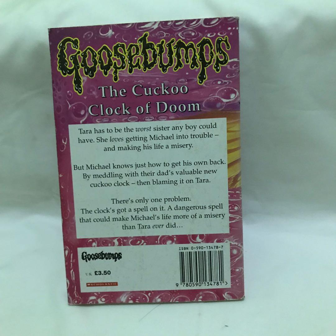 Goosebumps The Cuckoo Clock of Doom Scholastic, Buku & Alat Tulis