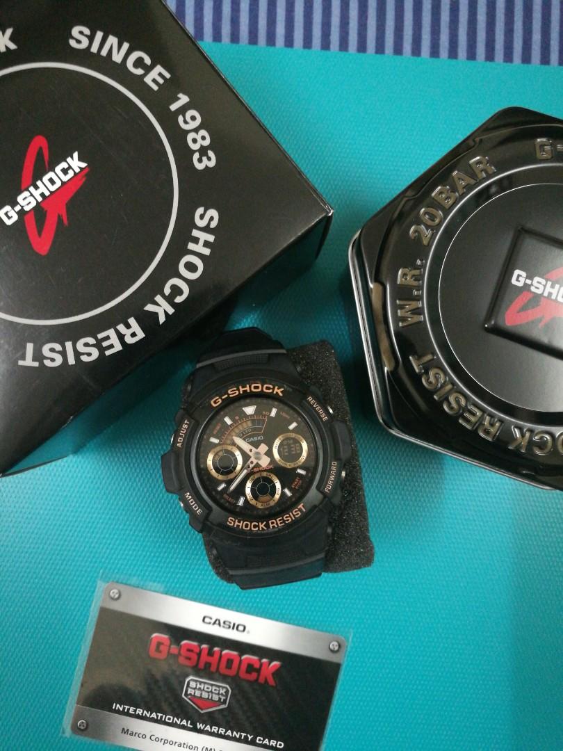G Shock Watch Aw 591gbx 1a4dr Rose Gold With Warranty Card Men S Fashion Watches On Carousell