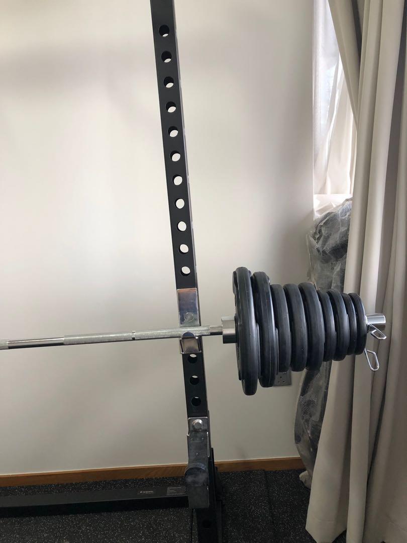 Gymsportz Olympic Barbell & Weight Set, Sports Equipment, Exercise