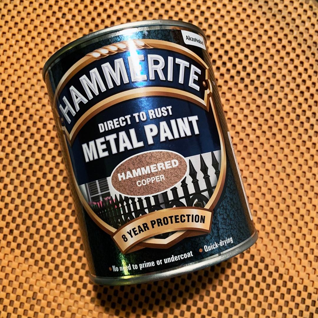 hammerite direct to rust metal paint hammered copper 750ml for metal new unused furniture home living home improvement organisation home improvement tools accessories on carousell