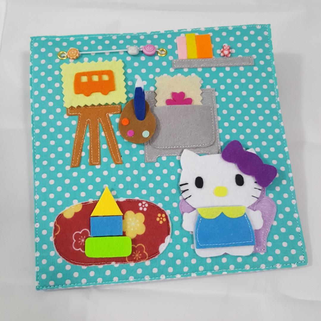 Handmade Quiet Book Babies Kids Toys Walkers On Carousell
