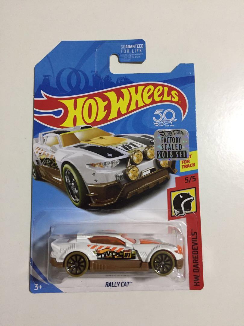 Hot Wheels Rally Cat Race Car Track Car Hobbies Toys Toys