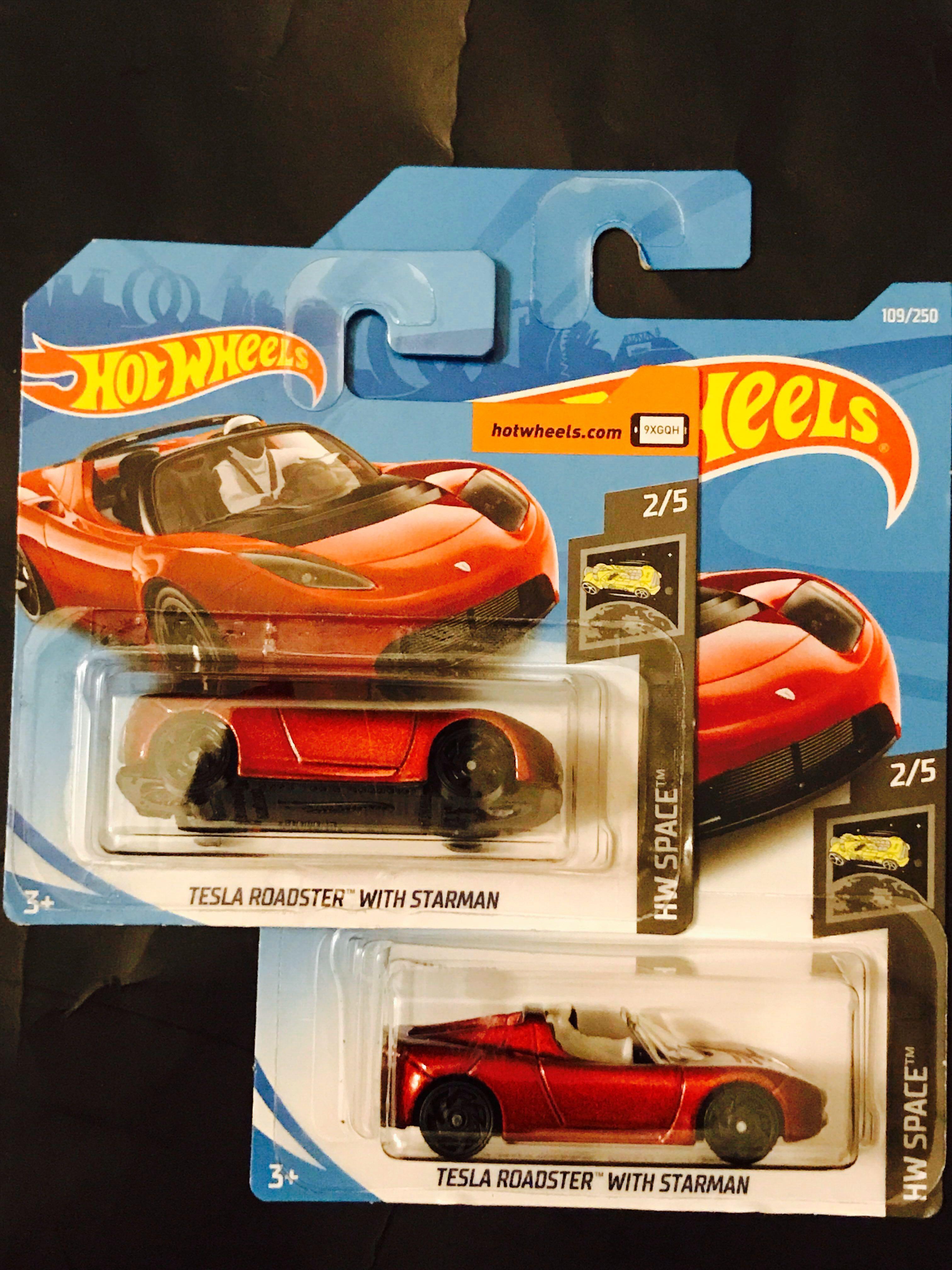 Hot Wheels Tesla Roadster With Starman Toys Games Bricks