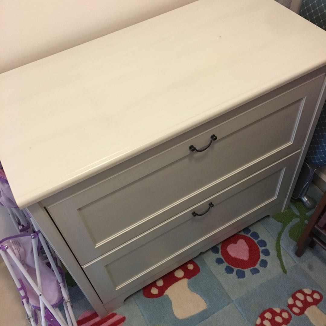 Ikea Aspelund 2 Drawer Furniture Shelves Drawers On Carousell