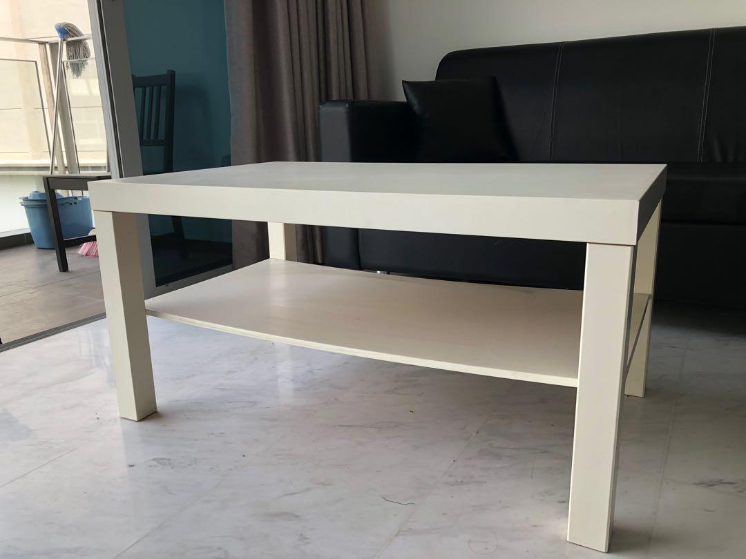 IKEA white sofa table, Furniture & Home Living, Furniture, Tables