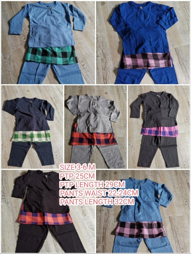 Instock Baby Boy 3pc Set Baju Raya Babies Kids Babies Apparel On Carousell