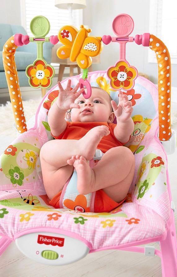 MARKDOWN Fisher Price Infant to Toddler Rocker Pink Bunny Brand New Babies Kids Infant Playtime on Carousell