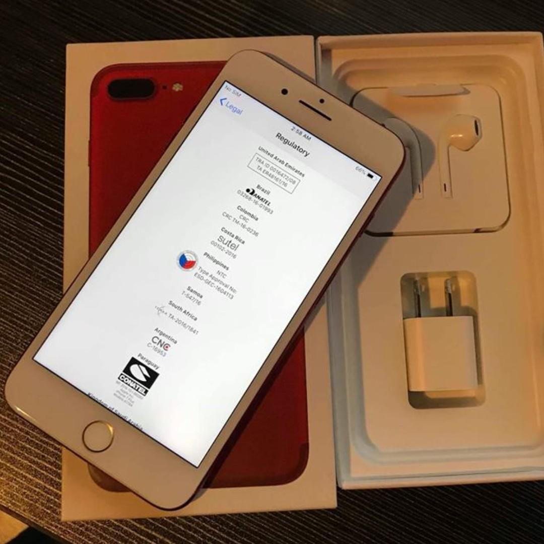 iphone 7 plus 32gb red edition