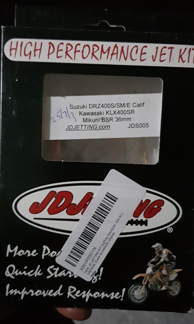 JD Jet Kits DRZ400SM (PARTIAL SET), Motorcycles, Motorcycle Accessories