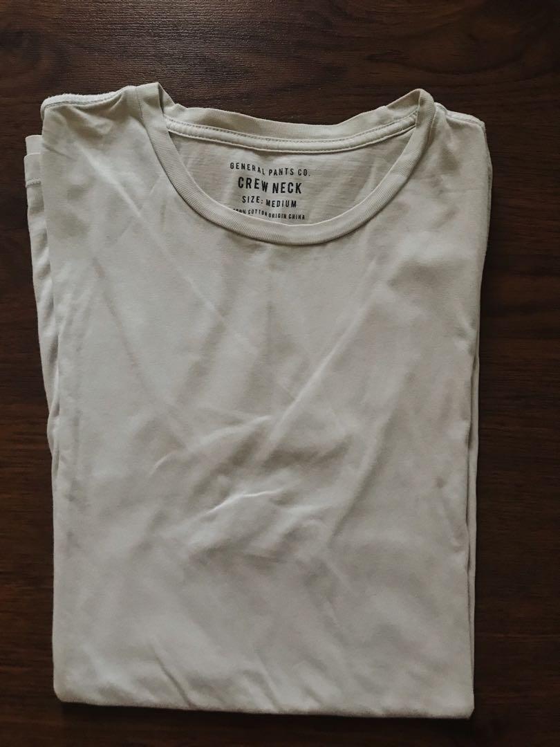 Kaos Polos Warna Cream Fesyen Pria Pakaian Atasan Di Carousell Panjang 38 cm,jika dipakai seperti poto.untuk kaki std/tdk gemuk. carousell