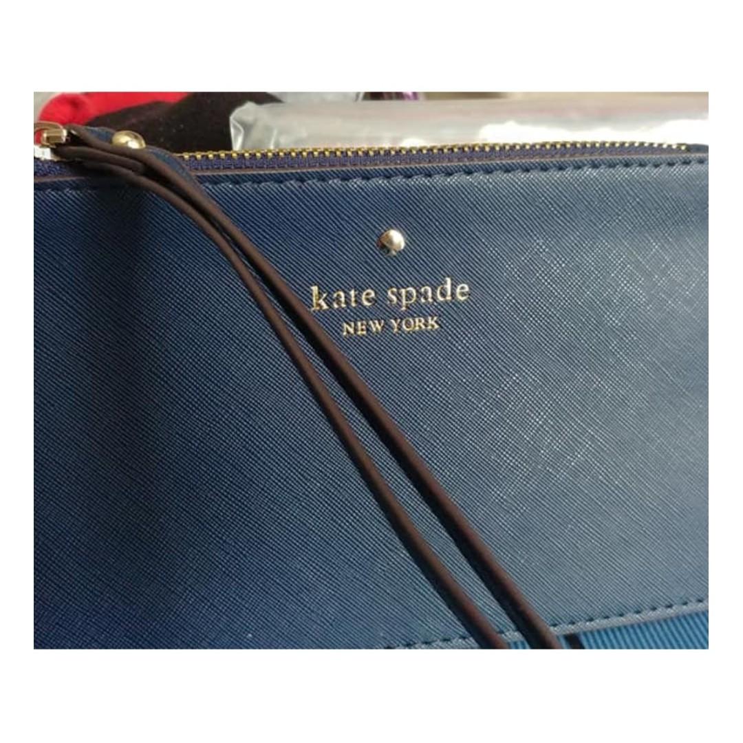 kate spade red white and blue purse