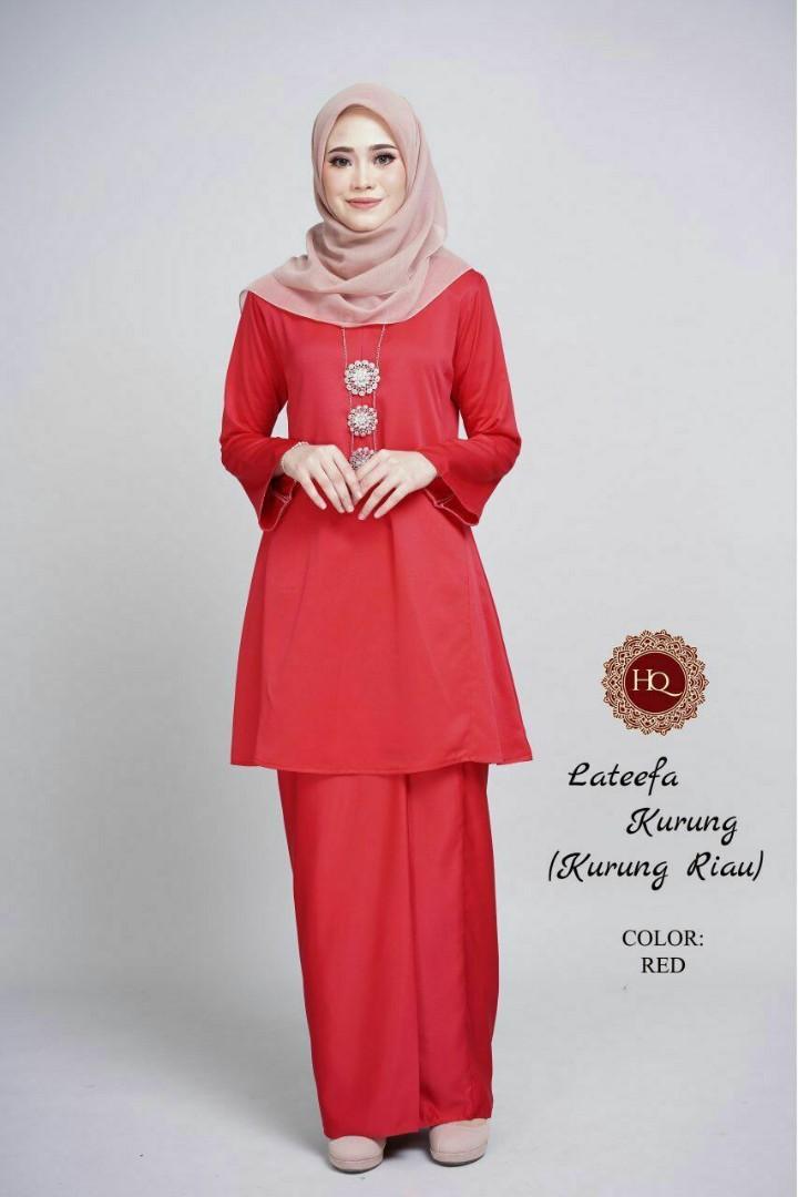 Lateefa Kurung Baju Melayu Al Maliq Women S Fashion Muslimah Fashion On Carousell