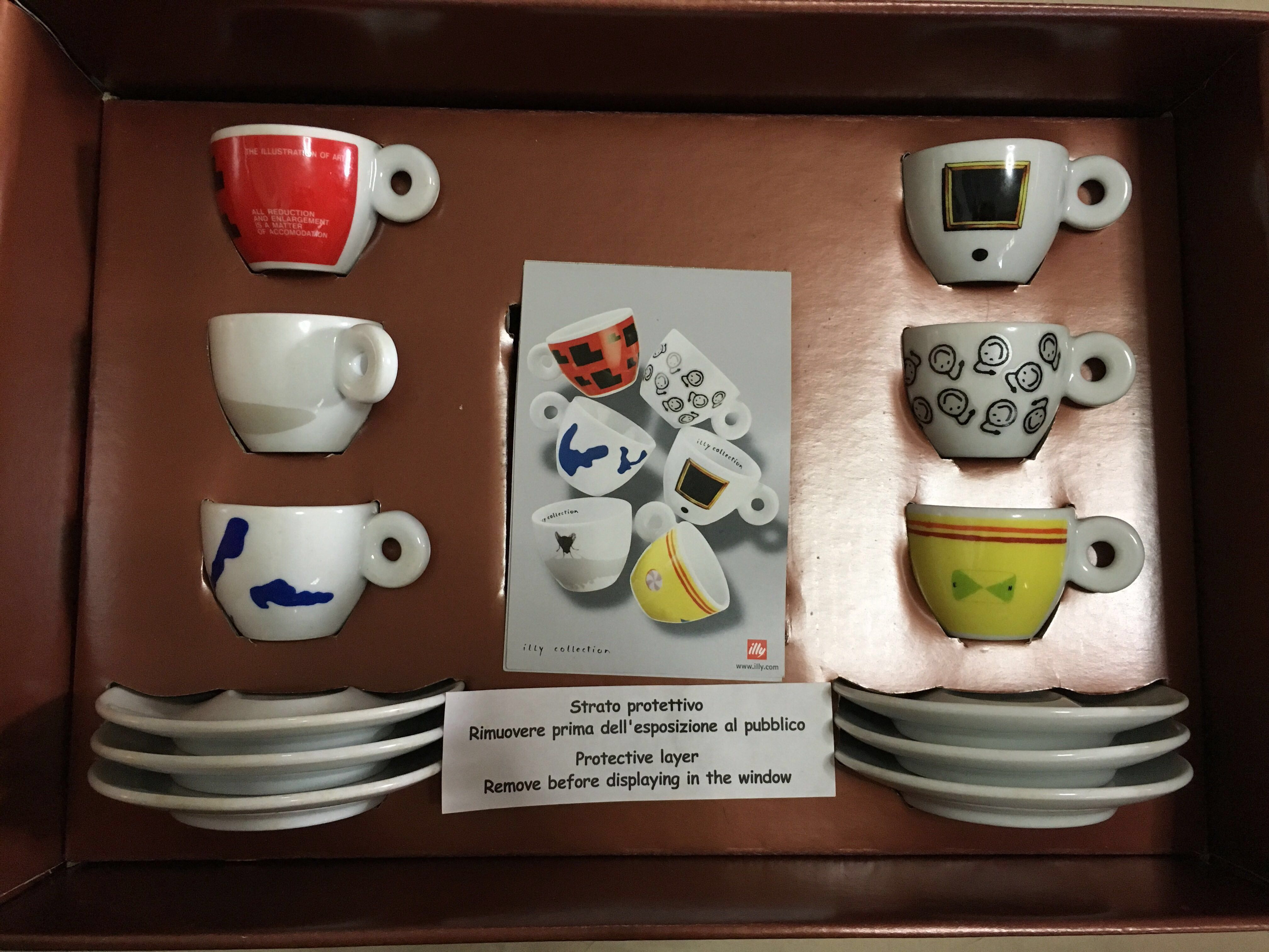 Lowered price! Illy collection 2001 Espresso cups Artistas do Brazil