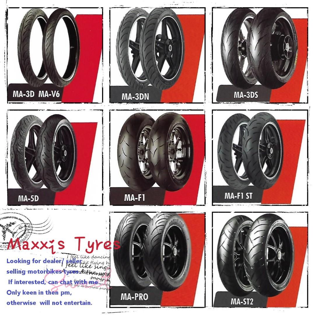 Bulk purchase Only MAXXIS MOTORCYCLE TIRES Motorcycles Motorcycle Accessories on Carousell