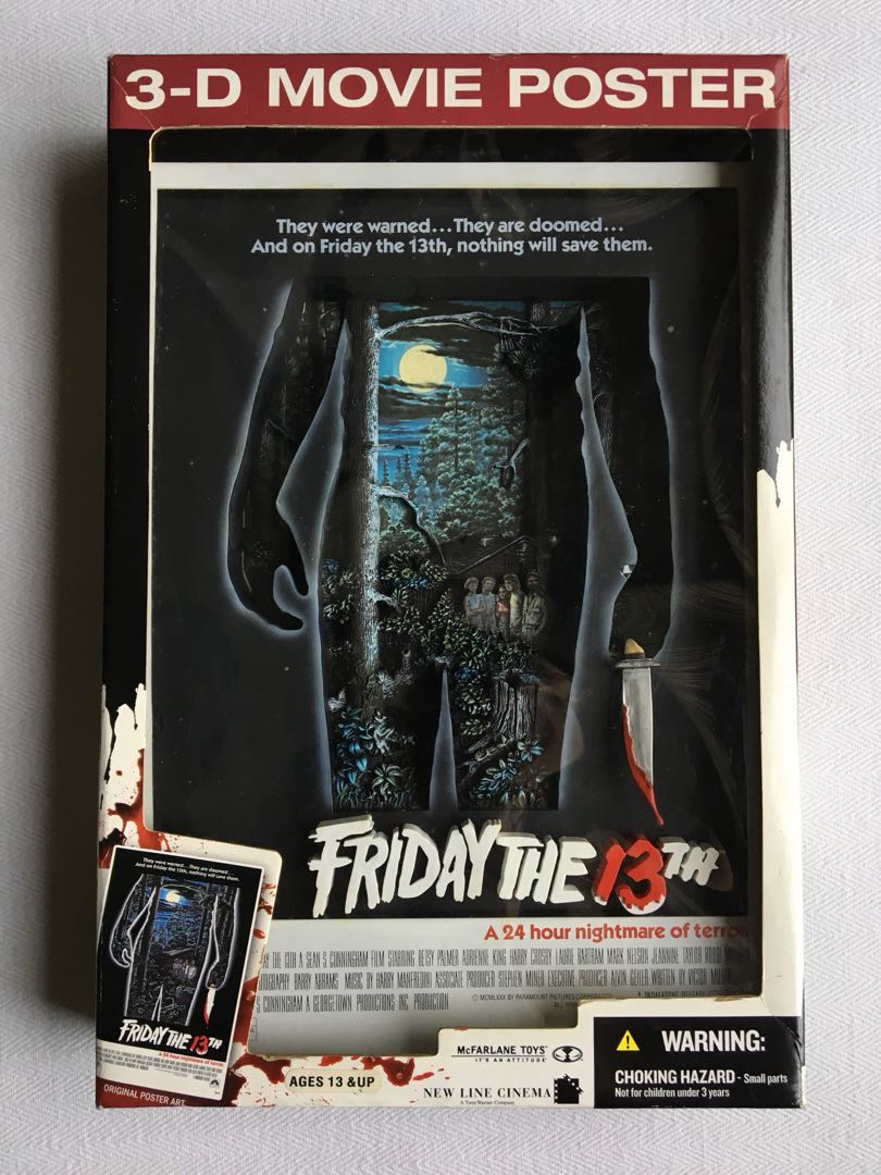 Mcfarlane Toy Friday The 13th 3d Movie Poster Toys Games Toys