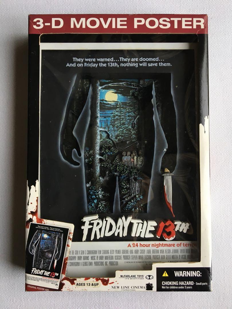 Mcfarlane Toy Friday The 13th 3d Movie Poster Toys Games Toys
