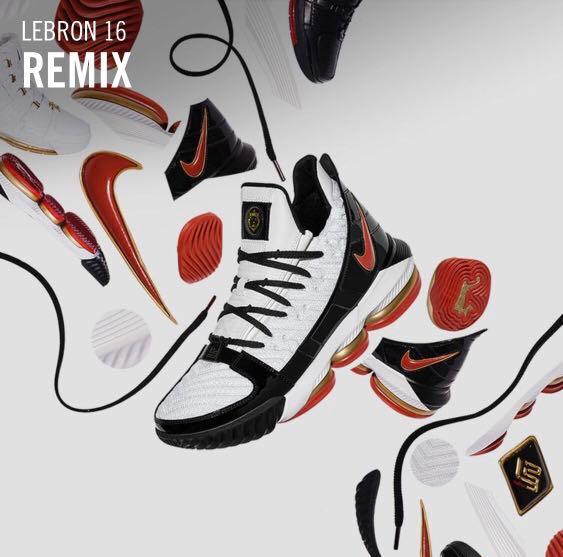 lebron 16 remix on feet
