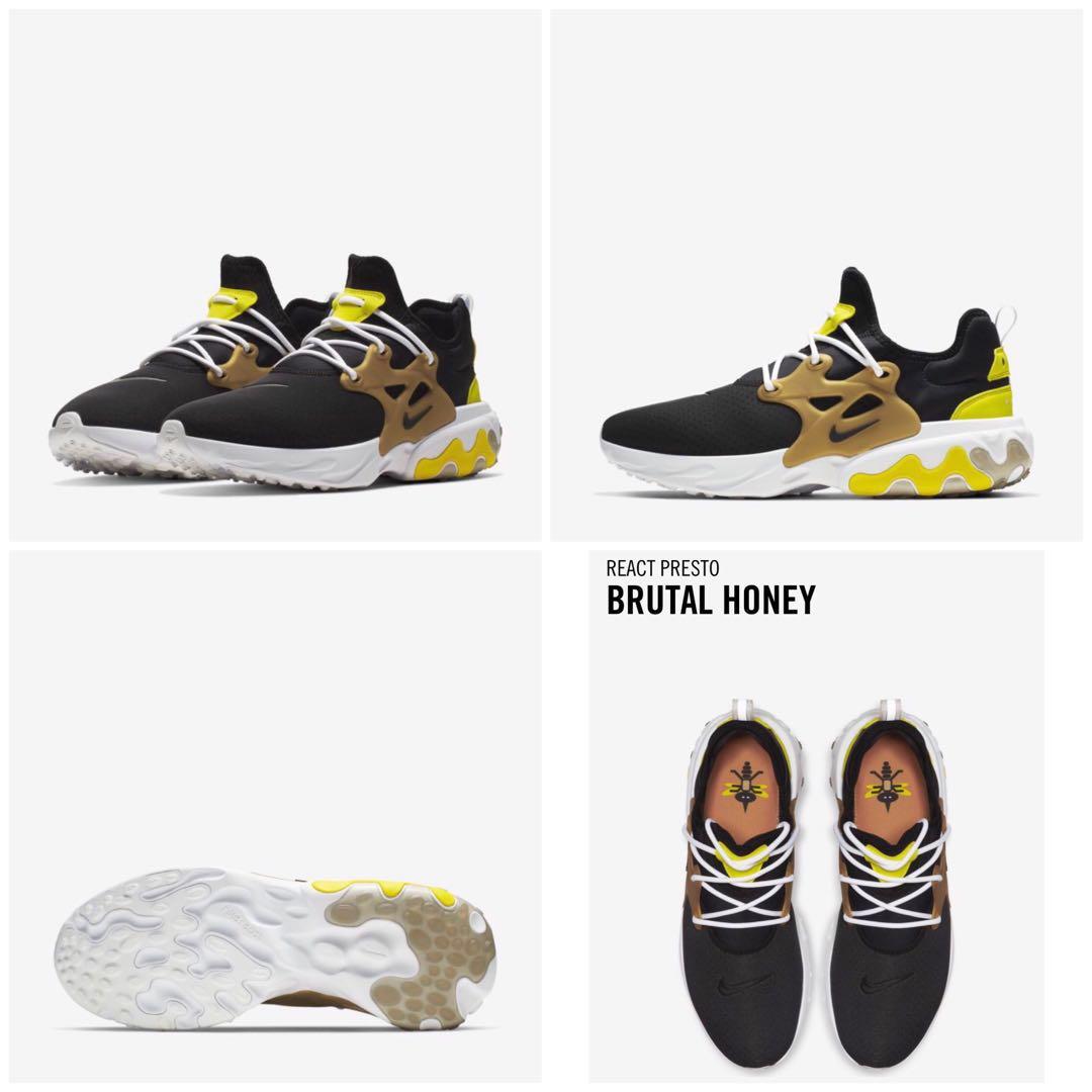 react presto brutal honey