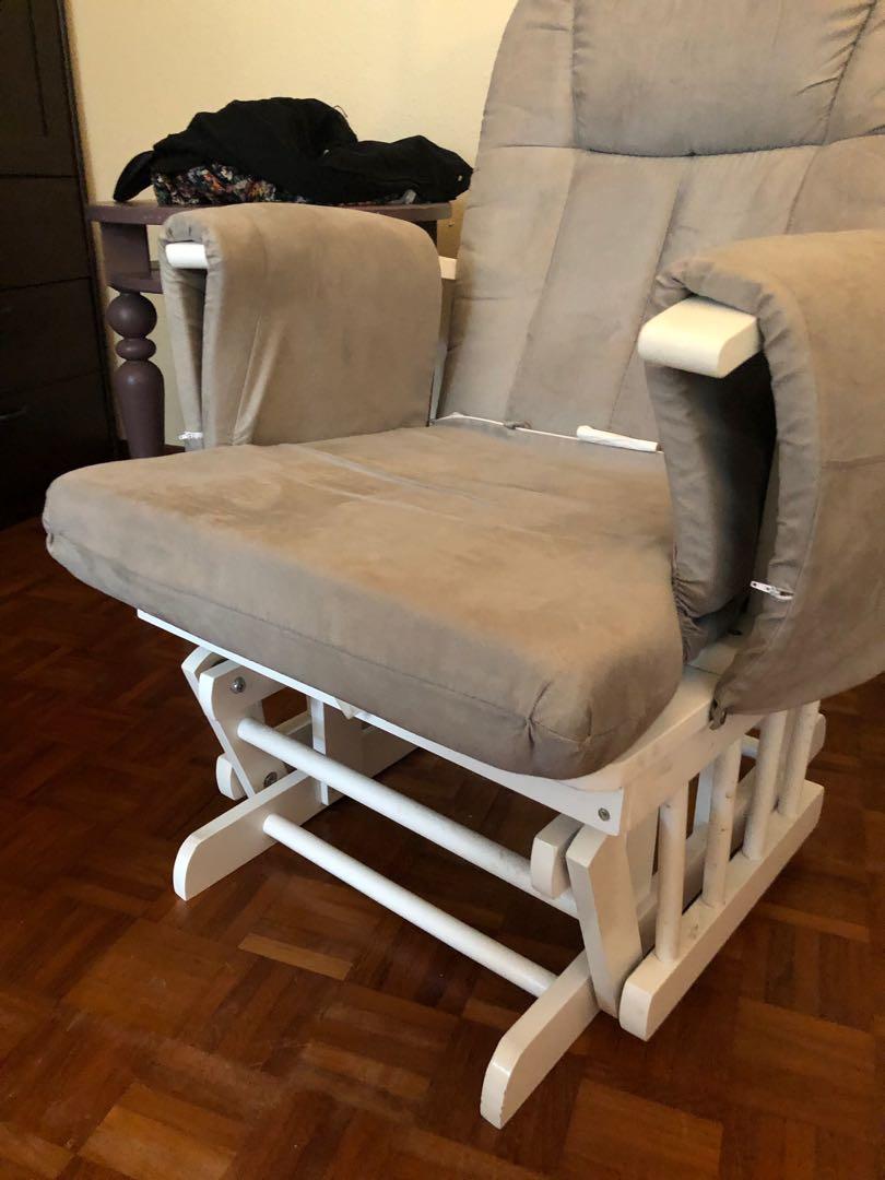 Mothercare Reclining Glider Rocking Chair With Foot Rest