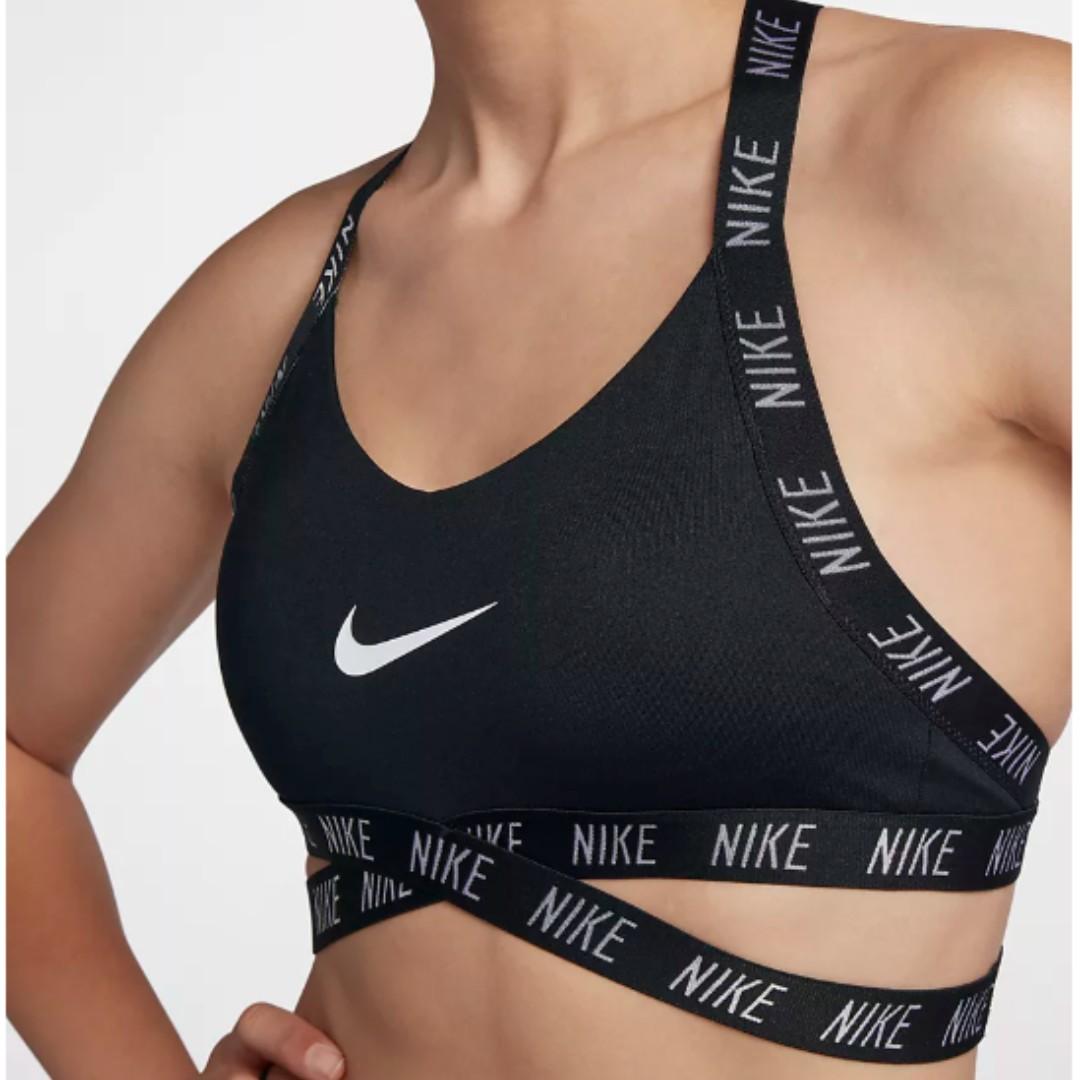 strappy nike sports bra