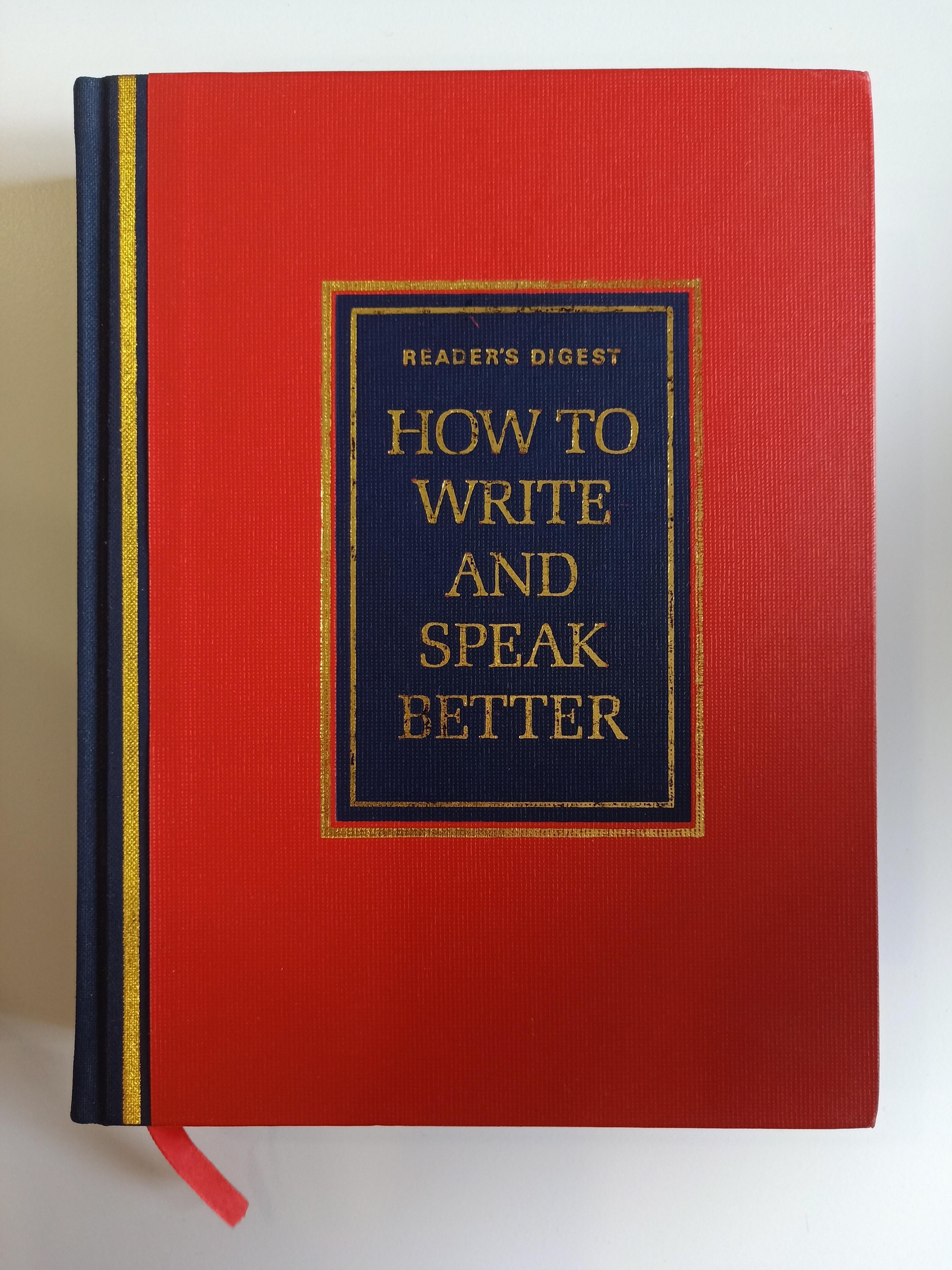 Reader S Digest How To Write And Speak Better In English Books