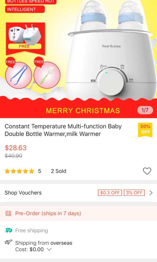 real bubee baby bottle warmer