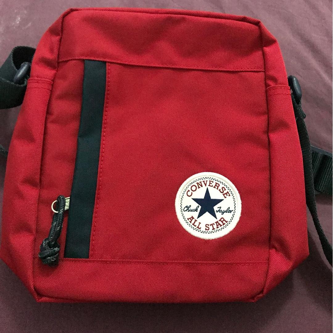 converse sling bag red