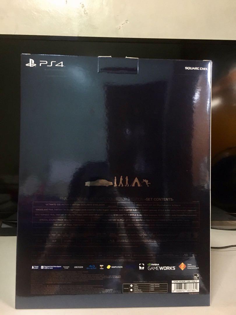 Final Fantasy XV Ultimate Collector's Edition - PS4 - NEUF Scellé - EU