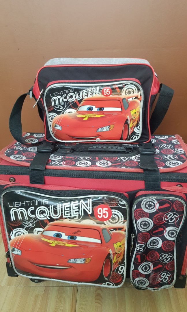 lightning mcqueen suitcase