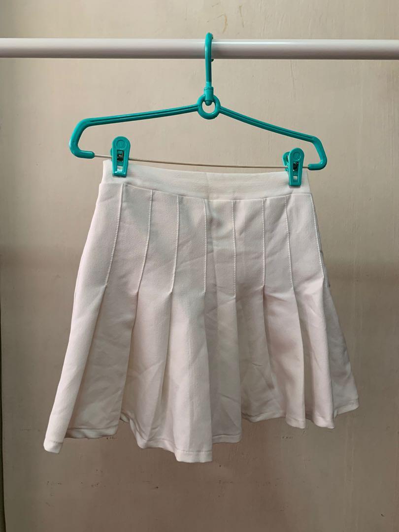 White skater girl skirt clearance