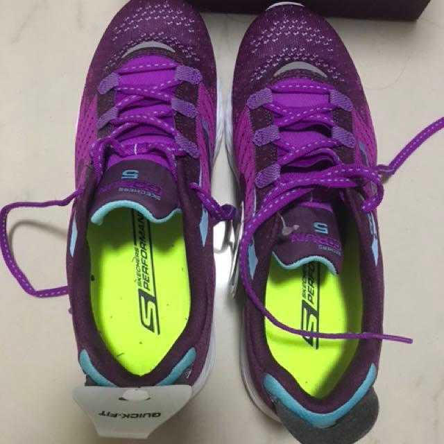 skechers go run 5 purple