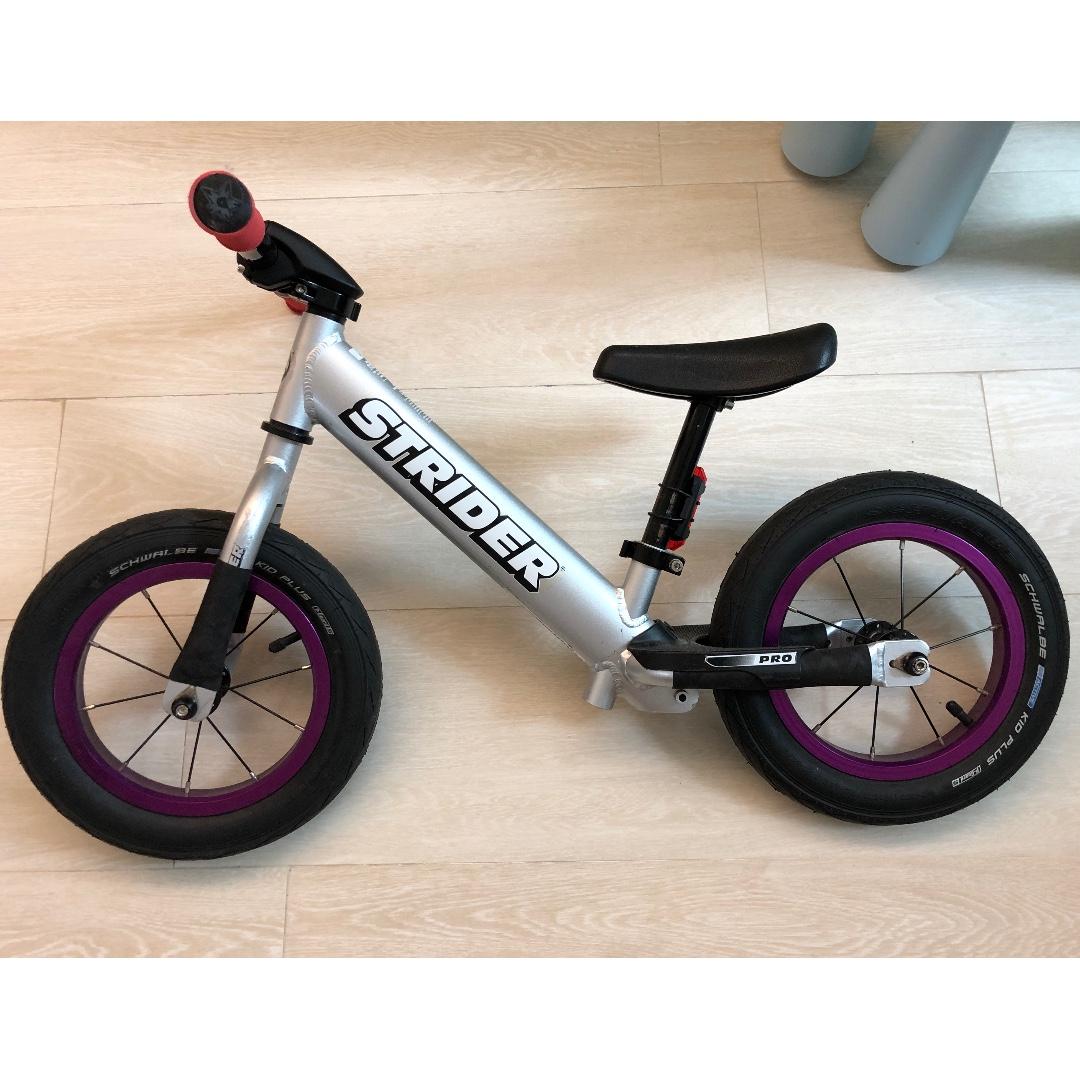 strider pro balance bike