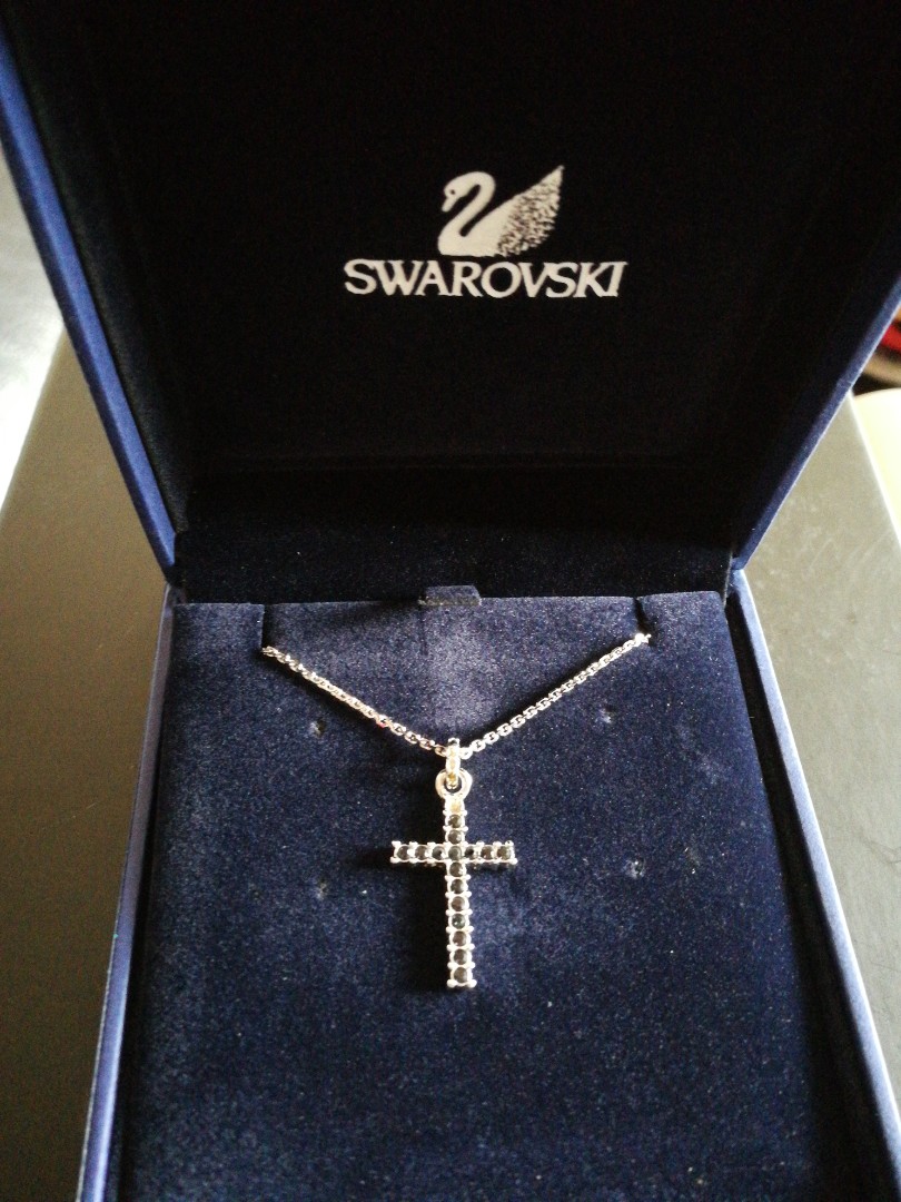 Swarovski Necklace, Crystal Cross Pendant - Macy's