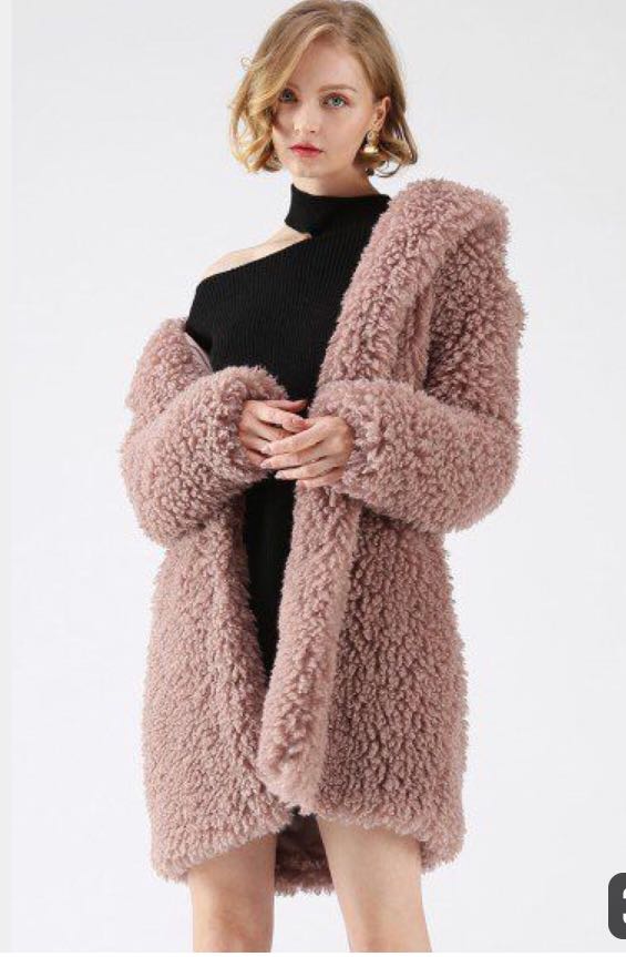 teddy bear jacket uniqlo