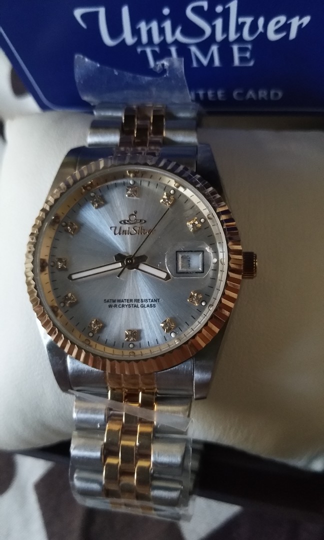 Unisilver watch for men outlet
