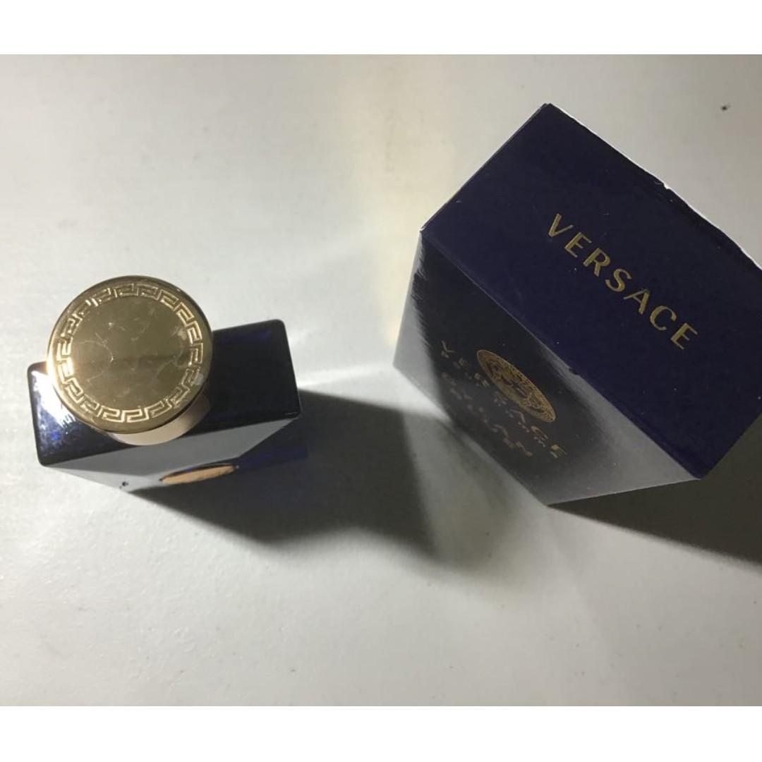 Versace Dylan Blue Perfume (Category: Fragrance & Deodorants) located in Manila. Submitted by codiflo (Listing ID 227565382, Image 2). Description: Versace Dylan Blue 50ml bottle 80% full Comes with box. Item is in good condition. Bottle just has some smudges from handling it with my hands but very easy to clean. Selling this because Im leaving the country and the doctor advised me not to use perfumes anymore because of allergies. Message me for 
