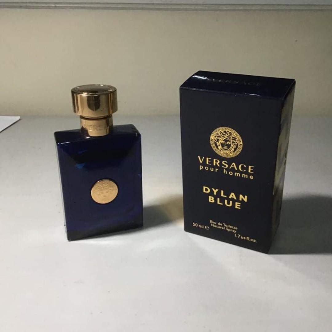 Versace Dylan Blue Perfume (Category: Fragrance & Deodorants) located in Manila. Submitted by codiflo (Listing ID 227565382, Image 1). Description: Versace Dylan Blue 50ml bottle 80% full Comes with box. Item is in good condition. Bottle just has some smudges from handling it with my hands but very easy to clean. Selling this because Im leaving the country and the doctor advised me not to use perfumes anymore because of allergies. Message me for 
