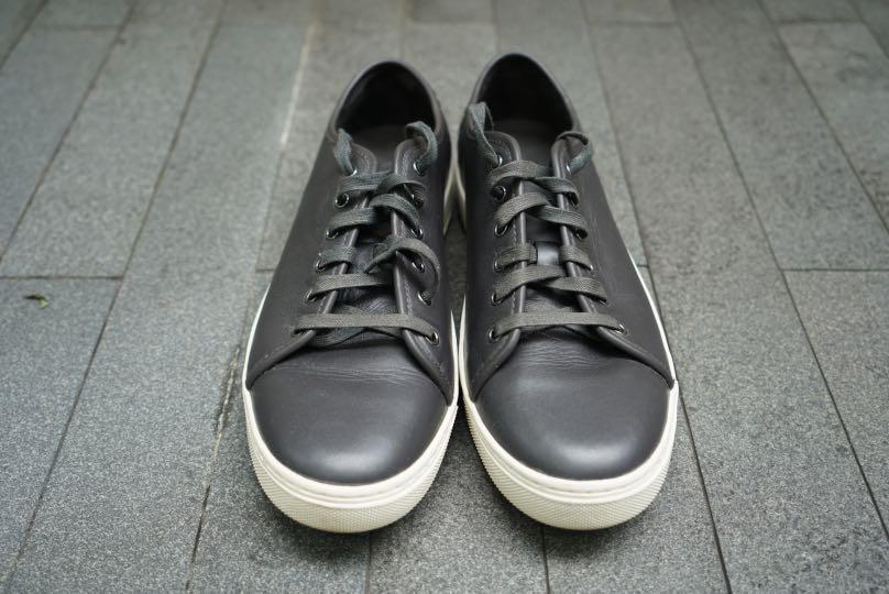Vince Austin Woven Leather Sneaker Black Men s Fashion Footwear Dress Shoes on Carousell