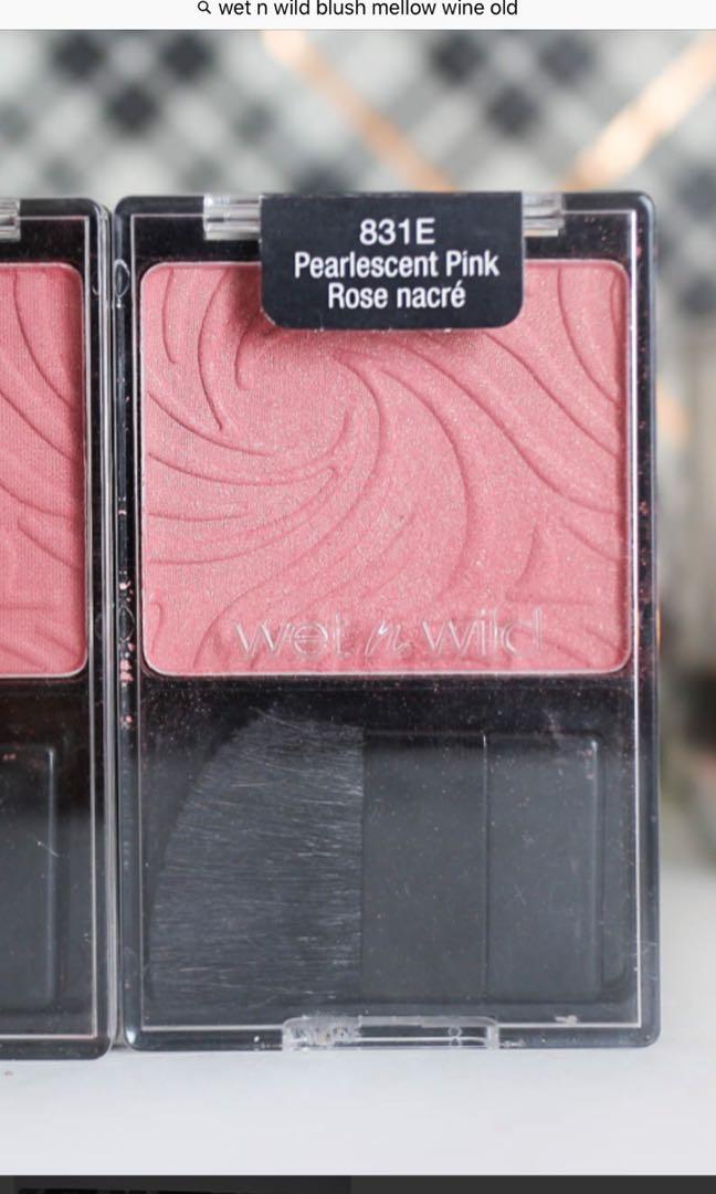 wet n wild pearlescent pink blush
