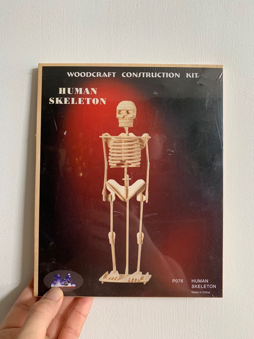 Woodcraft construction(human skeleton), 興趣及遊戲, 玩具 & 遊戲類 Carousell