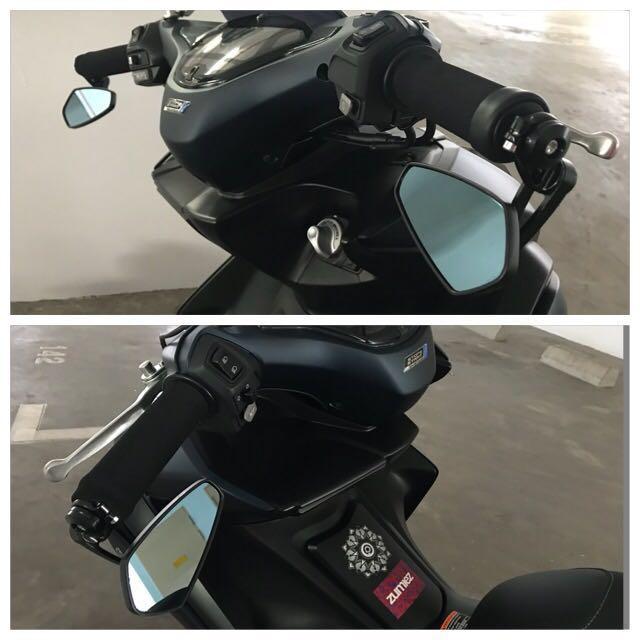 Yamaha Aerox 155 Bar End Mirror Motorbikes Motorbike