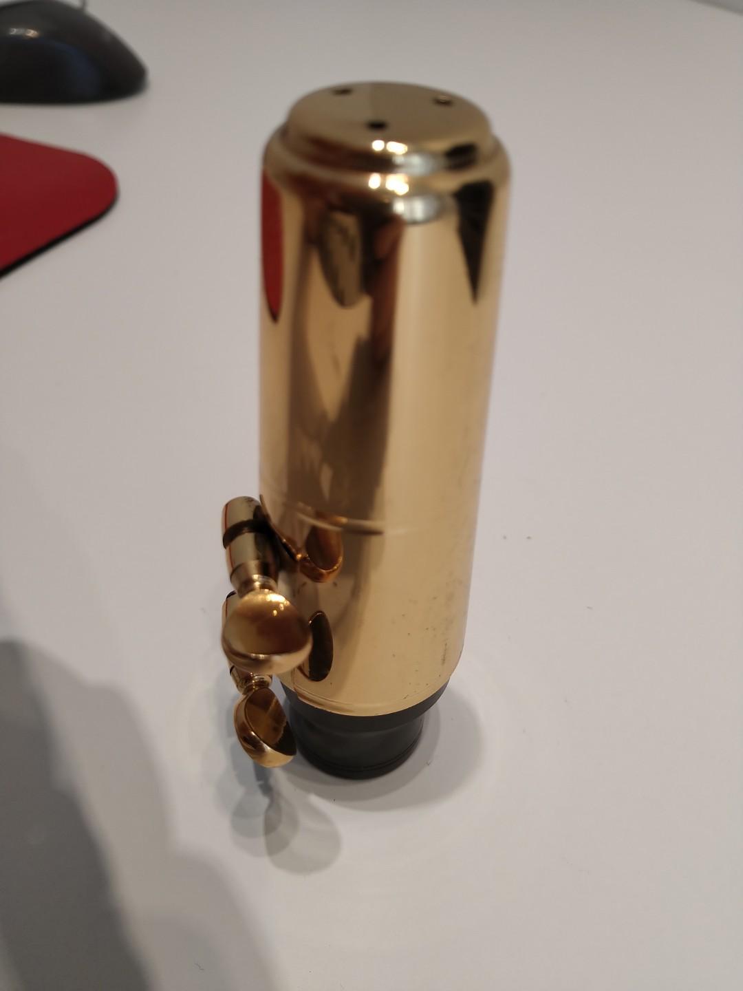 Yamaha Alto Sax Mouthpiece 4C (Yamaha AS 4C) with Ligature and Gold