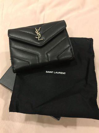 YSL Wallet lamb skin