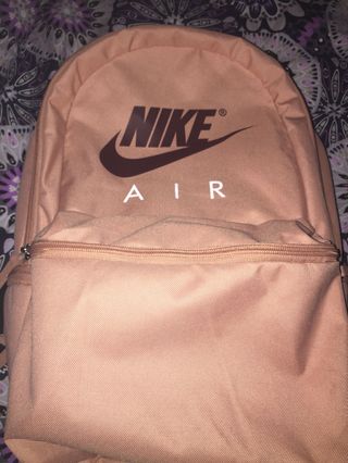 nike air bag rose gold