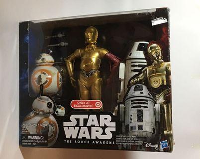 Disney Star Wars R2D2 Yoda Darth Vader C3PO Stormtrooper BB-8 keychain MINT bag