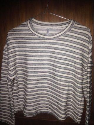 stripe top / long shirt / sweatshirt / sweater ✨
