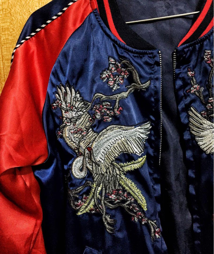 横须贺厚棉刺绣外套